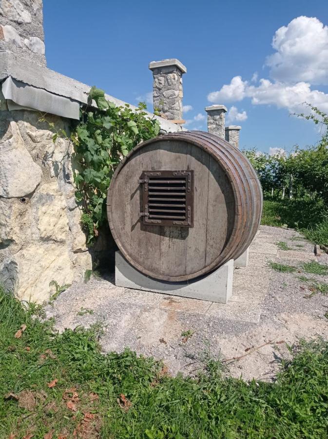Zerko Holiday Home - Vineyard Chalet With Sauna And Jacuzzi Free Mirna Exterior foto